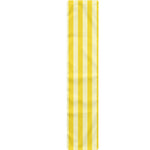 Yellow Striped Pattern Print Table Runner