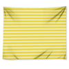 Yellow Striped Pattern Print Tapestry
