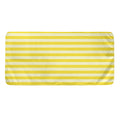 Yellow Striped Pattern Print Towel