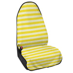 Yellow Striped Pattern Print Waterproof Car Seat Cover