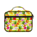 Yellow Striped Pineapple Pattern Print Briefcase Bible Bag