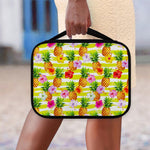 Yellow Striped Pineapple Pattern Print Classic Bible Case