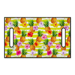 Yellow Striped Pineapple Pattern Print Golf Cart Seat Cover