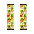Yellow Striped Pineapple Pattern Print Handle Covers