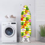 Yellow Striped Pineapple Pattern Print Ironing Board Cover