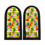 Yellow Striped Pineapple Pattern Print Skillet Handle Cover