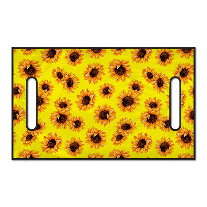 Yellow Sunflower Pattern Print Golf Cart Seat Cover