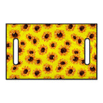 Yellow Sunflower Pattern Print Golf Cart Seat Cover