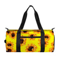 Yellow Sunflower Pattern Print Gym Bag