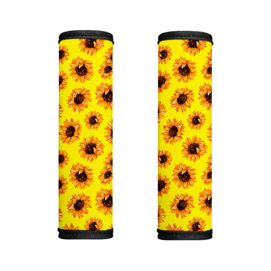 Yellow Sunflower Pattern Print Handle Covers