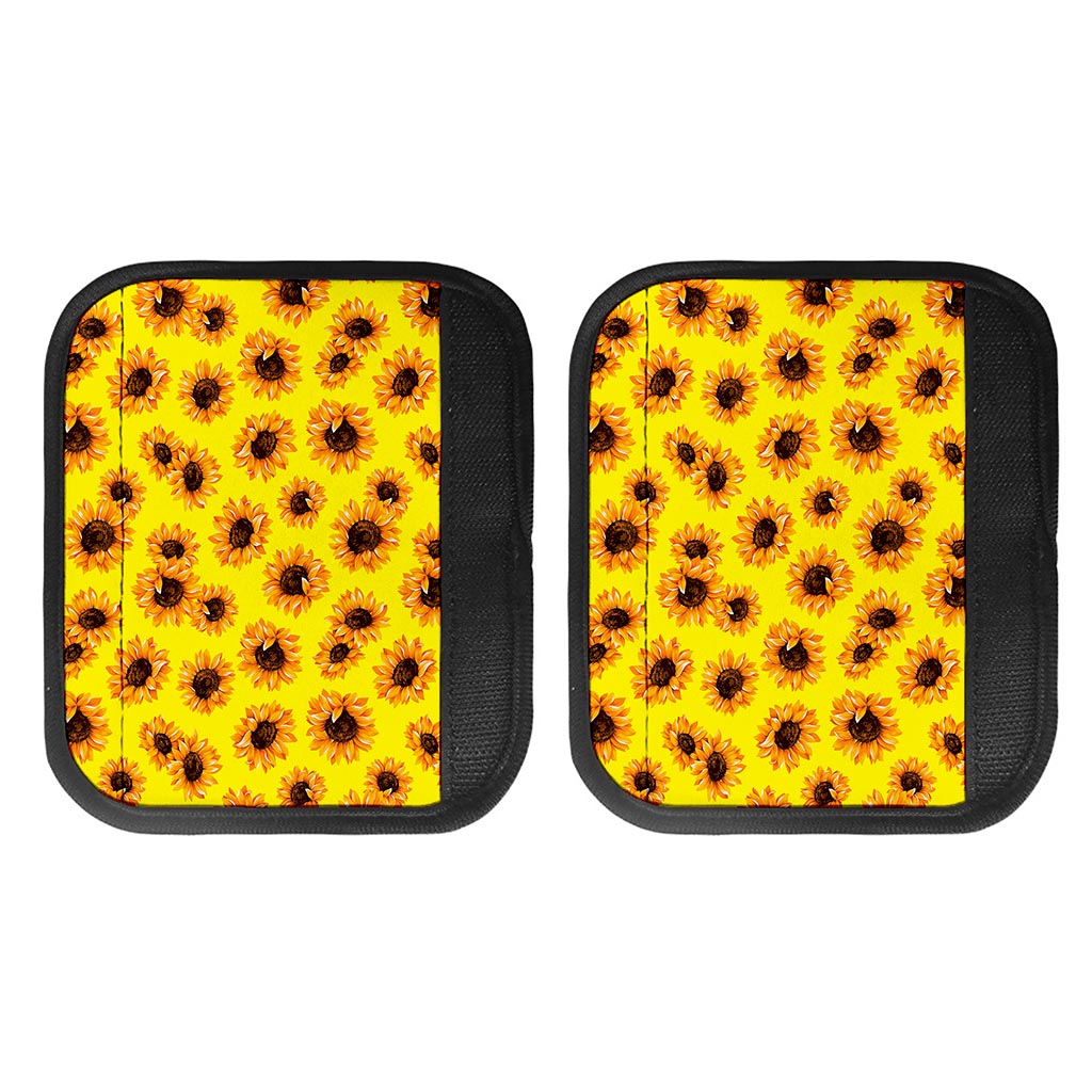 Yellow Sunflower Pattern Print Handle Covers