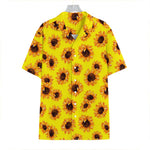 Yellow Sunflower Pattern Print Hawaiian Shirt