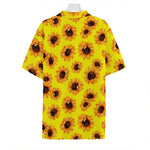 Yellow Sunflower Pattern Print Hawaiian Shirt