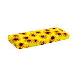 Yellow Sunflower Pattern Print Piano Keyboard Cover