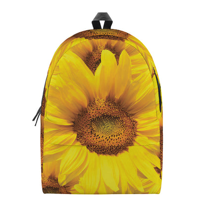 Yellow Sunflower Print Backpack