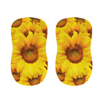 Yellow Sunflower Print Bar Stool Covers