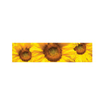 Yellow Sunflower Print Bed Runner