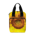 Yellow Sunflower Print Bible Tote Bag