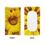 Yellow Sunflower Print Changing Pad Cover