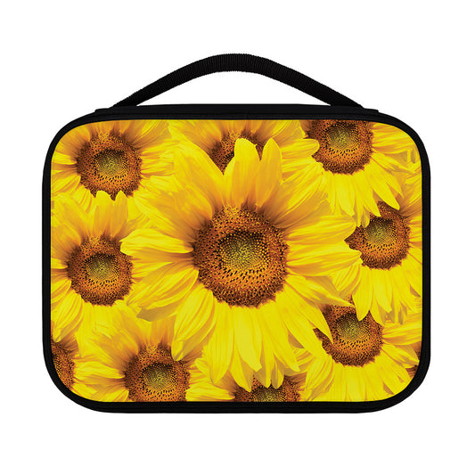 Yellow Sunflower Print Classic Bible Case