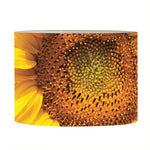 Yellow Sunflower Print Drum Lamp Shade