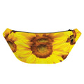 Yellow Sunflower Print Fanny Pack