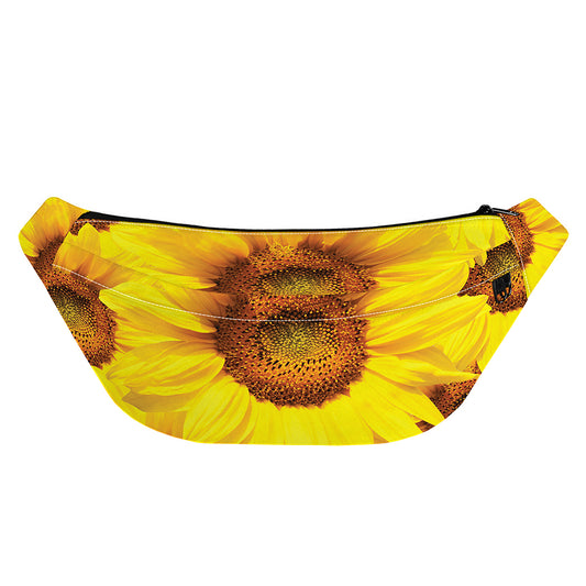 Yellow Sunflower Print Fanny Pack