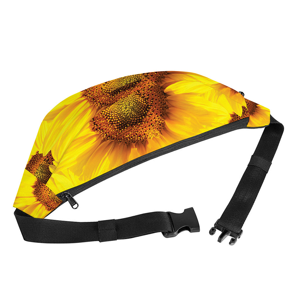Yellow Sunflower Print Fanny Pack