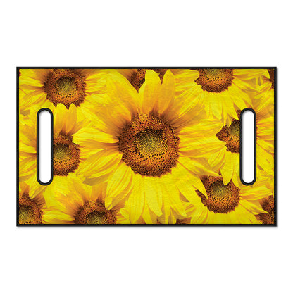 Yellow Sunflower Print Golf Cart Seat Cover