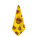 Yellow Sunflower Print Hand Towel