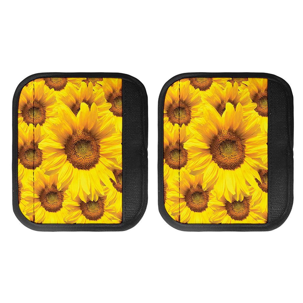 Yellow Sunflower Print Handle Covers