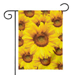 Yellow Sunflower Print House Flag