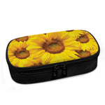 Yellow Sunflower Print Insulin Cooler Travel Case