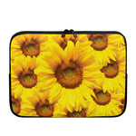 Yellow Sunflower Print Laptop Sleeve