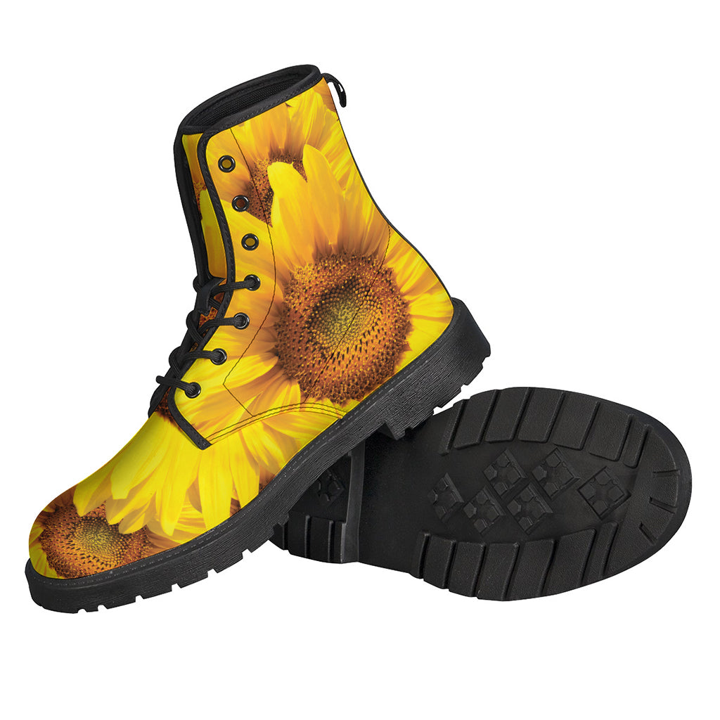 Yellow Sunflower Print Backpack