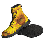 Yellow Sunflower Print Backpack