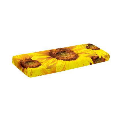 Yellow Sunflower Print Piano Keyboard Cover