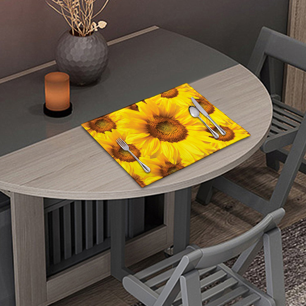 Yellow Sunflower Print Placemat