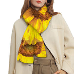 Yellow Sunflower Print Scarf