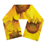 Yellow Sunflower Print Scarf
