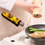 Yellow Sunflower Print Skillet Handle Cover