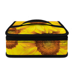 Yellow Sunflower Print Small Lunch Bag