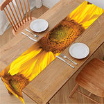 Yellow Sunflower Print Table Runner