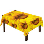Yellow Sunflower Print Tablecloth