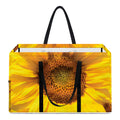 Yellow Sunflower Print Utility Tote Bag