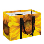 Yellow Sunflower Print Utility Tote Bag