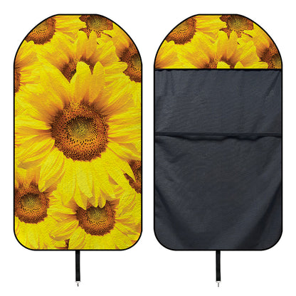 Yellow Sunflower Print Waterproof Car Seat Cover