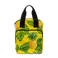 Yellow Tropical Pineapple Pattern Print Bible Tote Bag