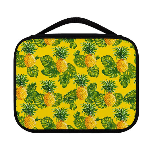 Yellow Tropical Pineapple Pattern Print Classic Bible Case