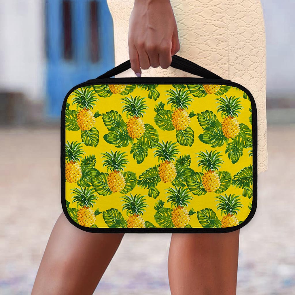 Yellow Tropical Pineapple Pattern Print Classic Bible Case